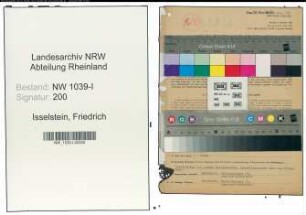 Entnazifizierung Friedrich Isselstein , geb. 28.05.1903 (Techniker)