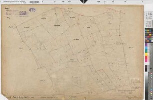 Wettringen (Wettringen), Umlegung Wettringen, Bl. 9 Zuteilungskarte Flur 20