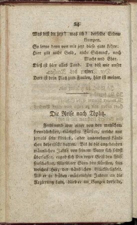 Die Reise nach Töplitz.