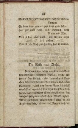 Die Reise nach Töplitz.