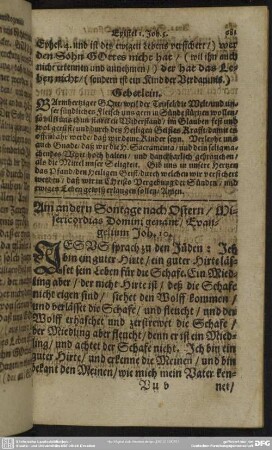 [Zweiter Sonntag nach Ostern, Misericordias Domini]