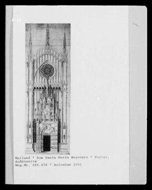 Dom Santa Maria Nascente, Portal