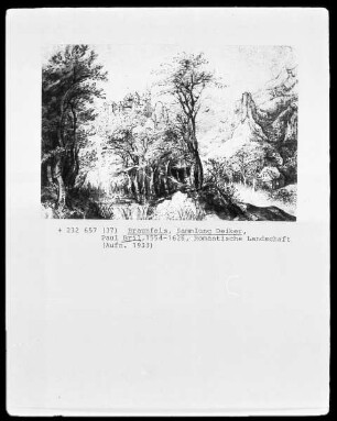 Landschaft mit Schloß