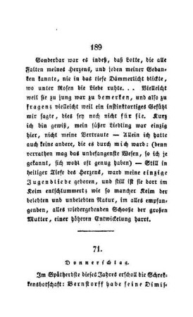 71. Donnerschlag.