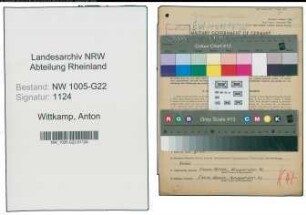 Entnazifizierung Anton Wittkamp , geb. 26.01.1878 (Muehlenbesitzer)