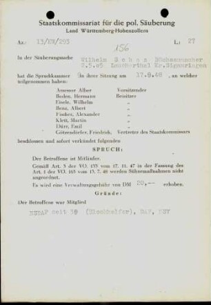 Schaz, Wilhelm