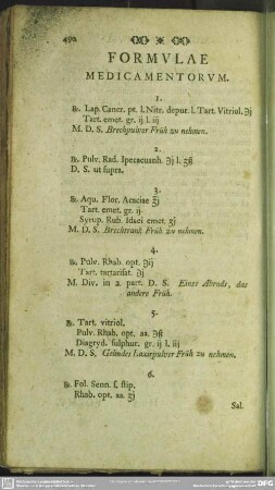 Formulae Medicamentorum