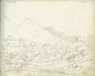 Gärtner, Friedrich von; Sizilien; Skizzenbuch Sizilien - Palermo, S. Martino (St. Martin)