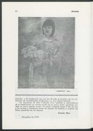 "Chinita" : óleo