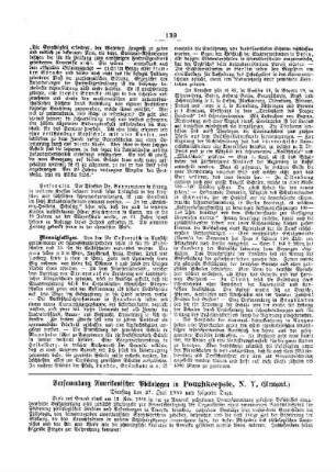 Versammlung Amerikanischer Philologen in Poughkeepsie, N. Y.