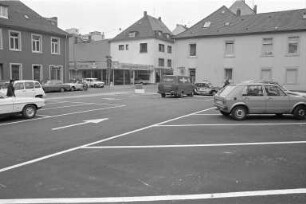 Einrichtung eines Parkplatz auf dem abgeräumten Gelände der ehemaligen Gebäude Herrenstraße 37 - 43