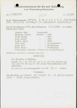 Lamprecht, Johann