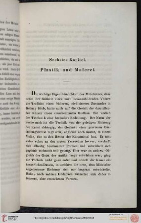 VI. Plastik und Malerei