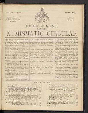 N° 95. October 1900