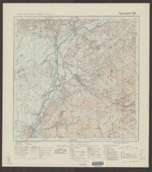 836 Eschenlohe ; Topographische Karte von Bayern 1:25.000 [Positionsblätter]