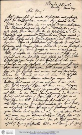 Brief vom 23.05.1908