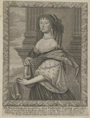 Bildnis der Erdmuth Sophia, Markgräfin von Brandenburg-Bayreuth