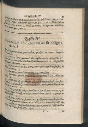 Quaestio IV. Iuramentum dolo elocitum an sit obligatorium?