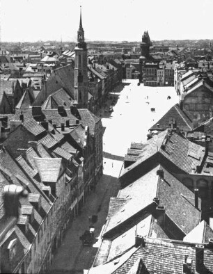 Görlitz, Stadtansicht, Bebauung des Obermarktes