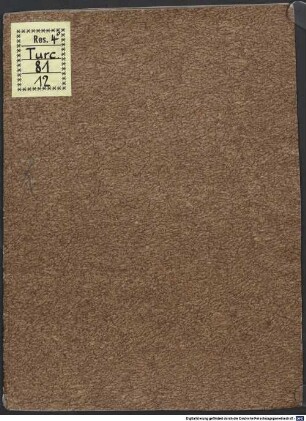 Auszug eines briefes, wie einer, so in der Türckey wanhafft, seinem freund in dise land geschrieben vnd angezeygt, was, das Türckisch regiment vnd wesen sey vn[d] wie er es mit den landen, so er erobert zu haltenn pfligt : kürtzlich in Teutsch sprach gepracht, nützlich diser zeyt zu wissen