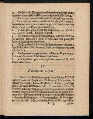 II. Ubi natus est Christus?