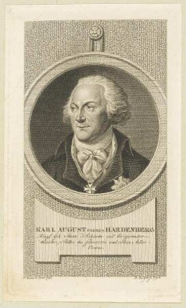 Bildnis des Karl August Freiherr von Hardenberg