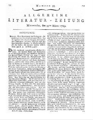 Dalléra,Johann Anton Franz: Etwas zur Beherzigung meiner Mitbrüder. - Berlin : Maurer, 1788
