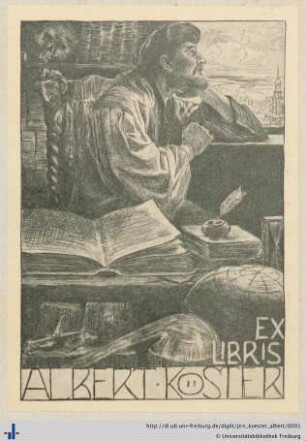 Exlibris (Aus: UB Freiburg i. Br., TX 2022/1).