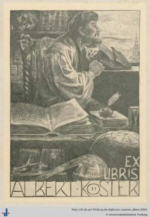 Exlibris (Aus: UB Freiburg i. Br., TX 2022/1).