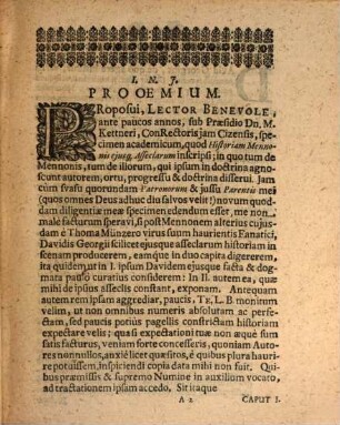 Historiam Davidis Georgii eiusque asseclarum ...