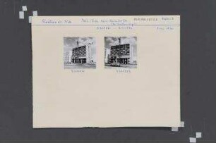 Straßenansichten. Berlin, Mitte, Hans-Beimler-Straße (ab 1995 Otto-Braun-Straße)/Mollstraße