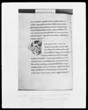 Epistolar aus Trier — Initiale E(GO QUASI), Folio 53verso