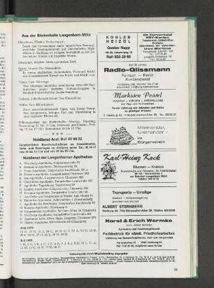 Aus der Bücherhalle Langenhorn-Mitte