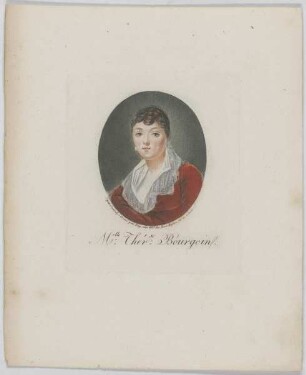 Bildnis der Marie-Thérèse-Étiennette Bourgoin