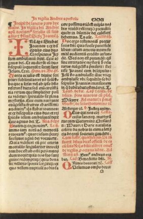 Incipit de sanctis pars hyemalis.
