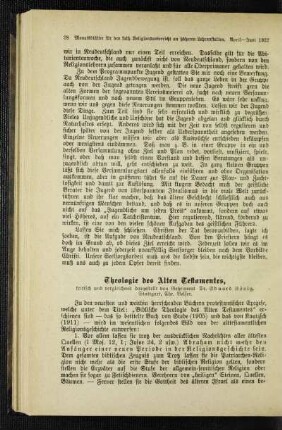 Theologie des Alten Testamentes : kritisch und vergleichend dargestellt