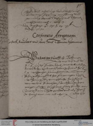 Privilegien und Freiheiten / Fol. 39r-83v nicht digitalisierte Leerseiten