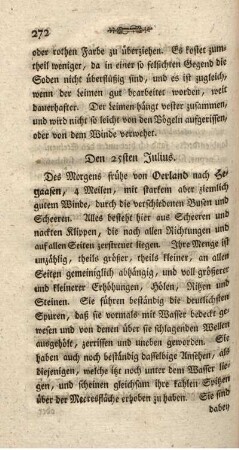 Den 25ten Julius
