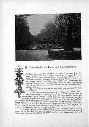 II.Die öffentlichen Park- und Gartenanlagen