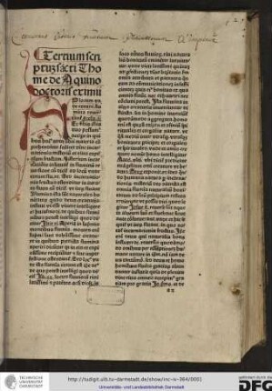 Super tertio libro Sententiarum