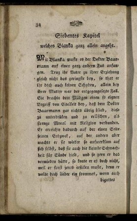 Siebentes Kapitel welches Blanka ganz allein angeht.