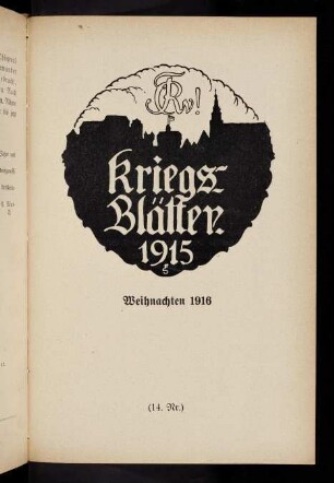 305-324, Nr. 14: Weihnachten 1916