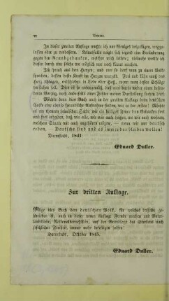 Zur dritten Auflage