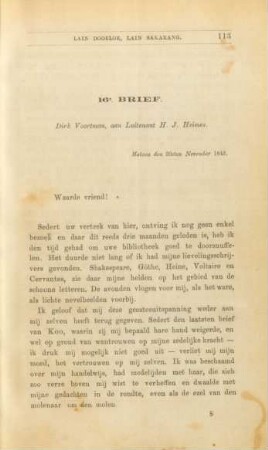 16e. brief. Dirk Voortman, aan Luitenant H. J. Heimes