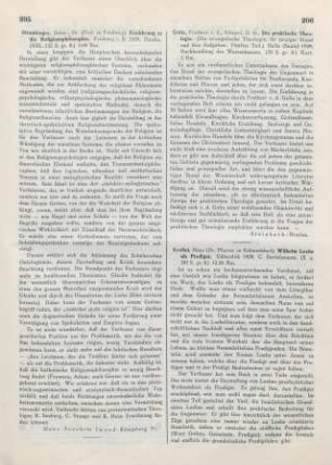 205 [Rezension] Straubinger, Heinrich, Einfuehrung in die Religionsphilosophie