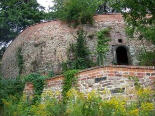 Meißen: Burgmauer an der Freiheit