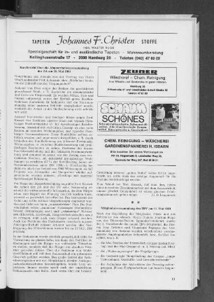 Kurzbericht über die Abgeordnetenversammlung des ZA am 25. Mai 1981