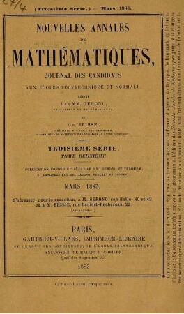 Mars 1883.