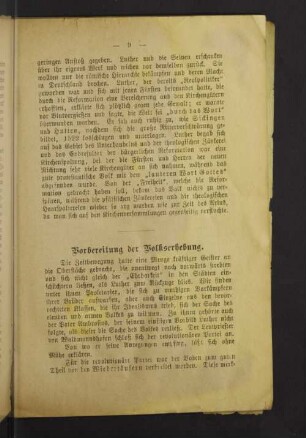 Vorbereitung der Volkserhebung.