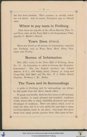 Where to pay taxes in Freiburg.